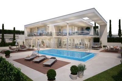 Luxe villa met panoramisch zeezicht, vlakbij Novigrad - in aanbouw