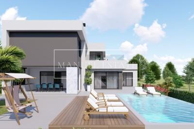 Marčana, villa with pool and sea view! - under construction