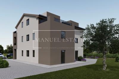 FLAT OF AREA 52 M2, LOCATED ON THE GROUND FLOOR OF A SMALL BUILDING, WITH A GARDEN OF 140 M2, SURROUNDINGS OF POREČ - under construction