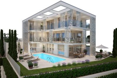 Moderne Villa mit Pool, ruhige Lage, Brtonigla-Gebiet - in Gebäude