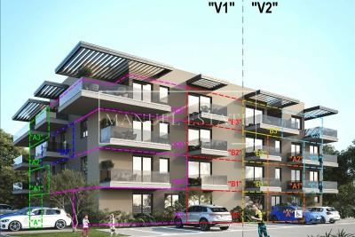 One-room apartment on the first floor, Poreč, Vabriga - under construction