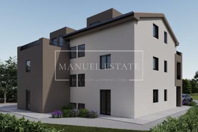 APARTMENT WITH TWO BEDROOMS, 71 M2, FIRST FLOOR, SURROUNDINGS OF POREČ - under construction