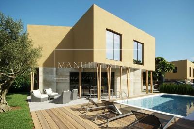 Modern semi-detached house with swimming pool, Novigrad - under construction